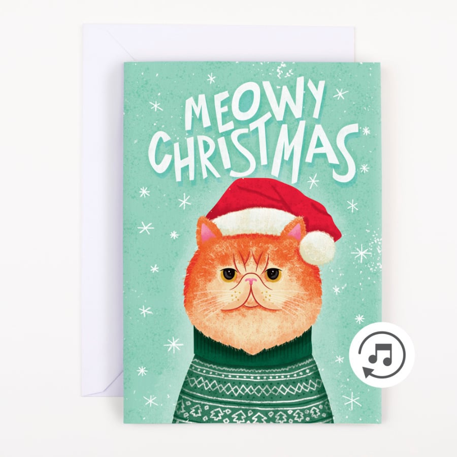 🐱Meowy Christmas Bundle: Musical Prank Card