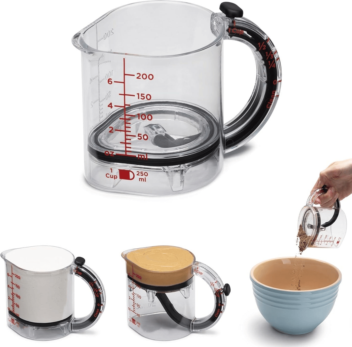 Last Day 49% OFF🔥Adjustable All-In-One Measuring Cup🍯