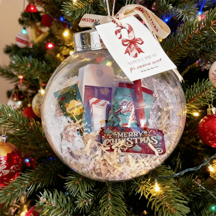 DIY Iridescent Plastic Ball Ornament(3pcs)🔥Essential Christmas decor