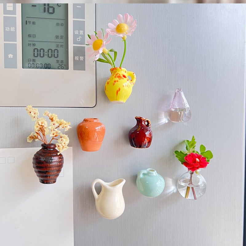 🎁Early Christmas 49% OFF🌸- Mini Ceramics Vase Fridge Magnet