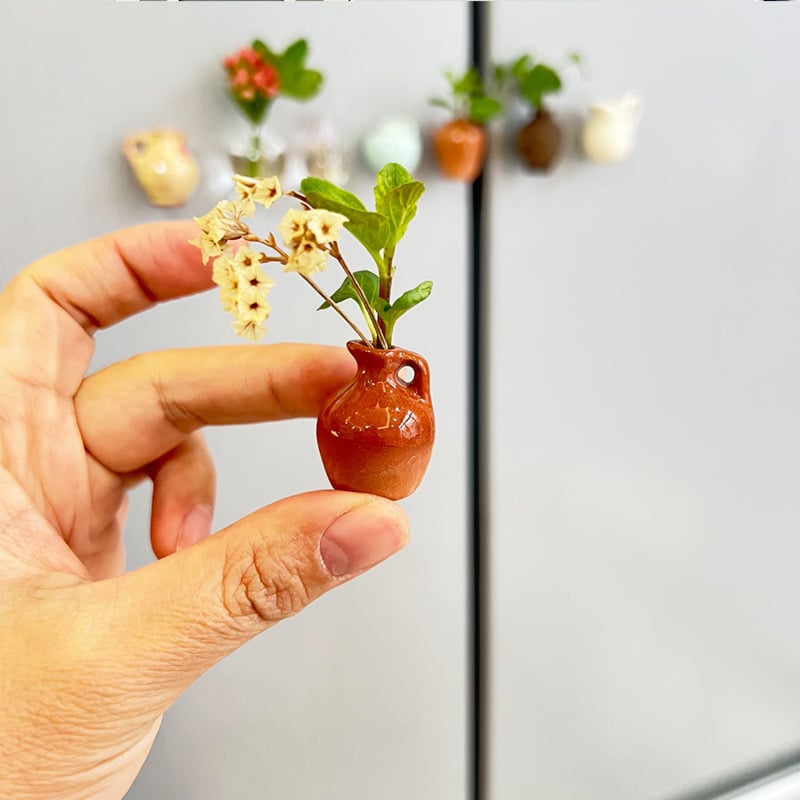 🎁Early Christmas 49% OFF🌸- Mini Ceramics Vase Fridge Magnet