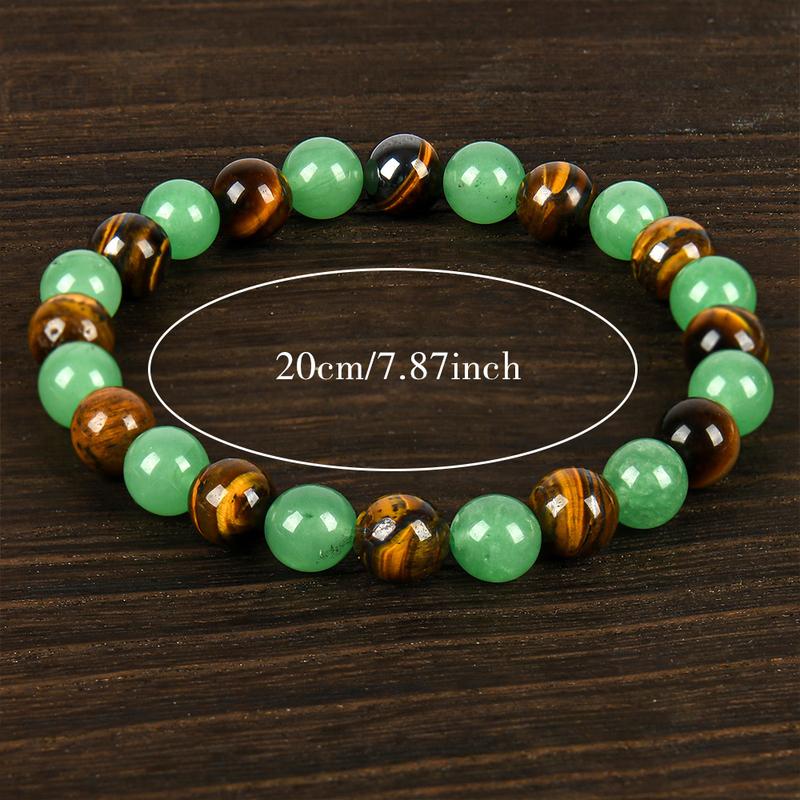 Last Day 49% OFF🔥Money Attraction Bracelet with Green Aventurine & Tiger Eye