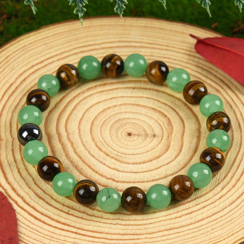 Last Day 49% OFF🔥Money Attraction Bracelet with Green Aventurine & Tiger Eye