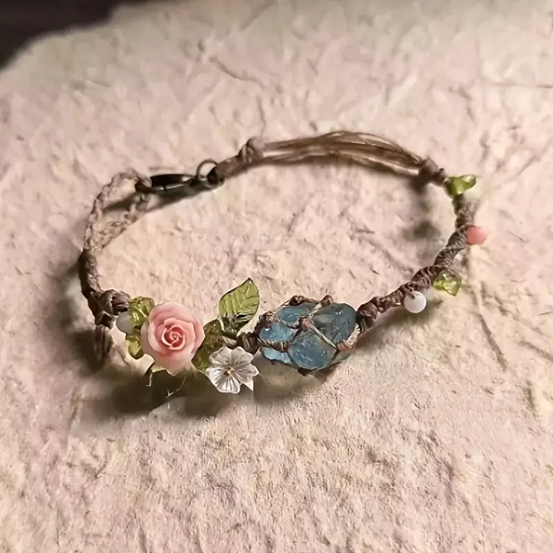 Deep Blue Secret Natural Handwoven Bracelet