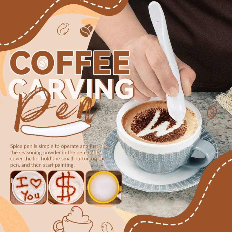 🎄Christmas Sale - 50% OFF🎄🎁Coffee Carving Pen
