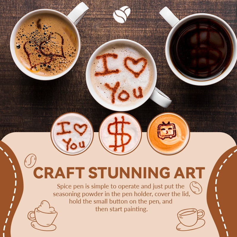 🎄Christmas Sale - 50% OFF🎄🎁Coffee Carving Pen