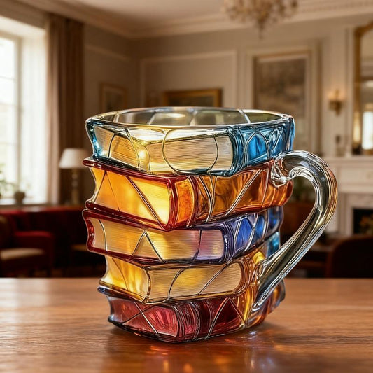 ⏰Christmas Limited Sale 49% OFF!!📚3D Painted Book Mug🍵Buy 3 Get Free Shipping