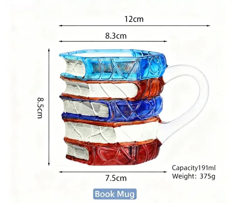 ⏰Christmas Limited Sale 49% OFF!!📚3D Painted Book Mug🍵Buy 3 Get Free Shipping