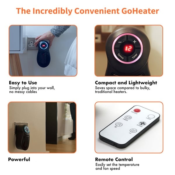 🎄Holiday Pre-Sale Save 49% - 🔥Easylife Plug-in Go Heater