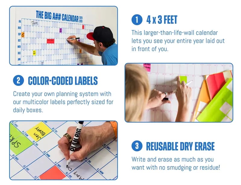 🔥Last Day 50% OFF 📅Calendar 2026 - Design Your Amazing 2026!🏃