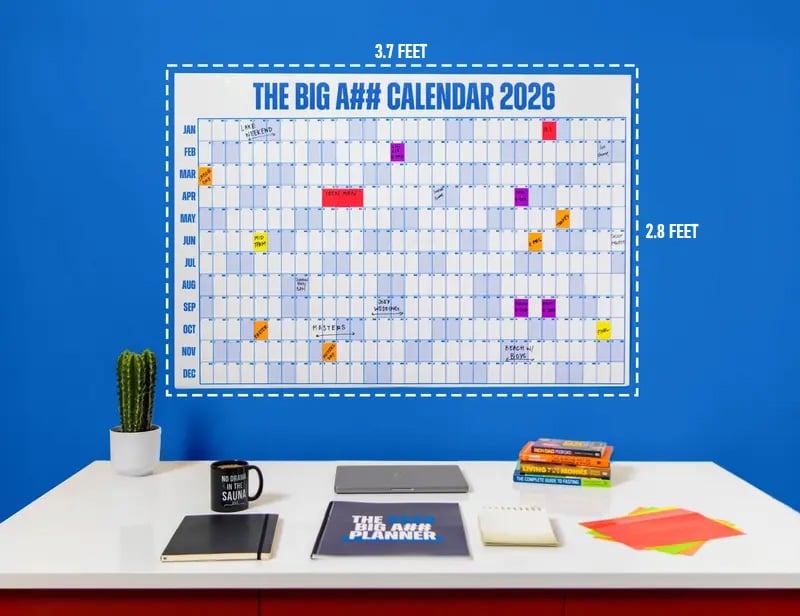 🔥Last Day 50% OFF 📅Calendar 2026 - Design Your Amazing 2026!🏃