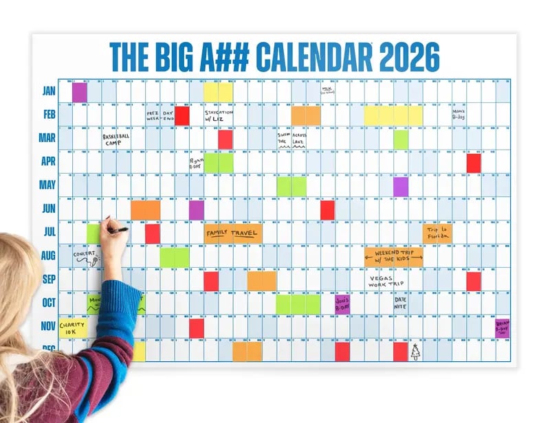 🔥Last Day 50% OFF 📅Calendar 2026 - Design Your Amazing 2026!🏃