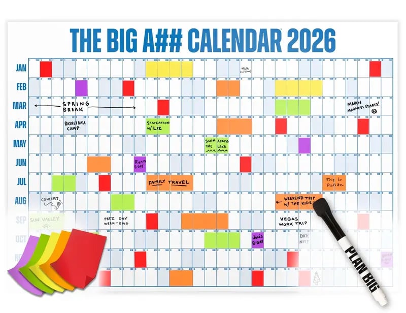 🔥Last Day 50% OFF 📅Calendar 2026 - Design Your Amazing 2026!🏃