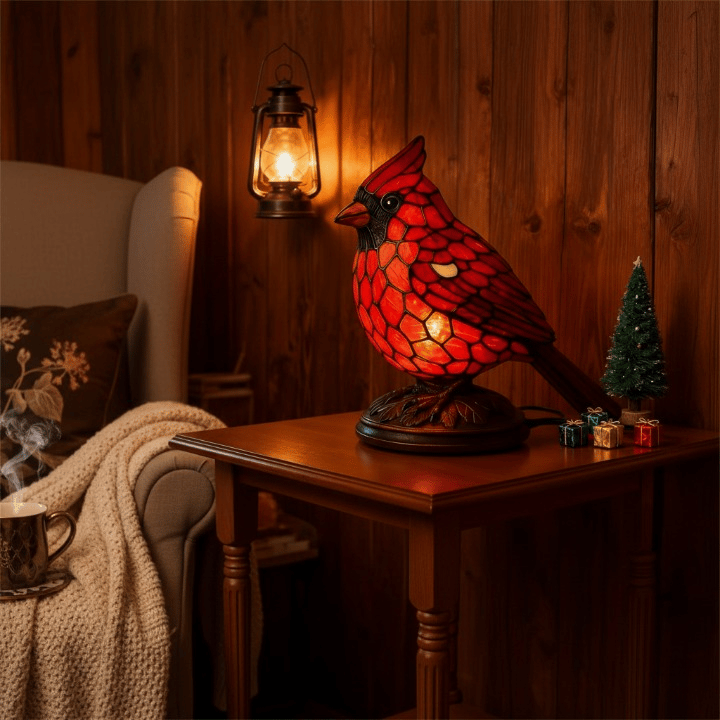 ✨ Cardinal Art Lamp — Unique Eastern elements. Good fortune. Auspiciousness.