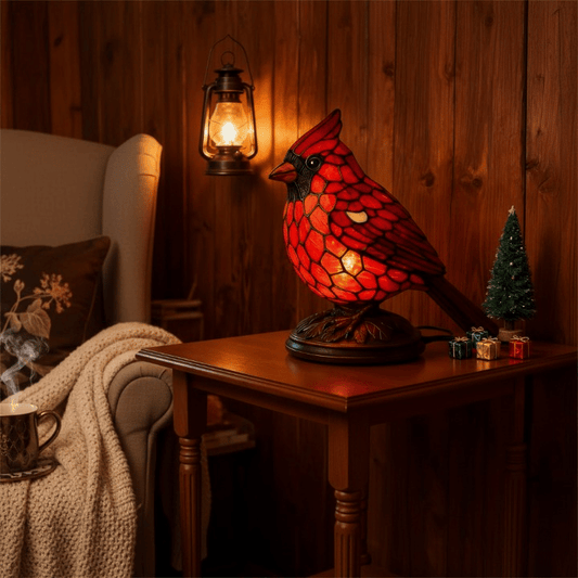 ✨ Cardinal Art Lamp — Unique Eastern elements. Good fortune. Auspiciousness.