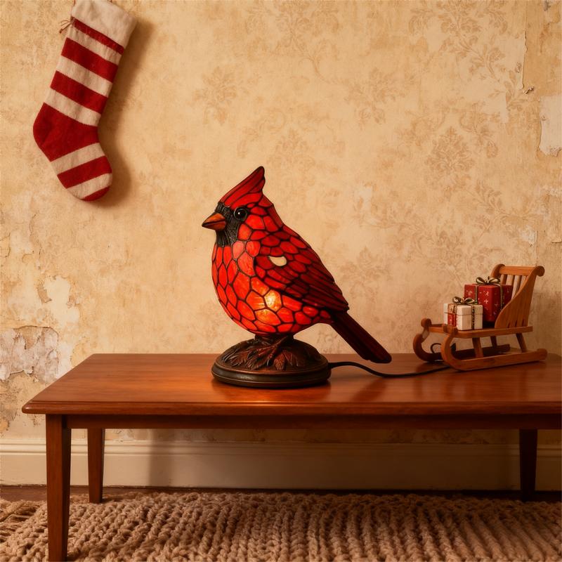 ✨ Cardinal Art Lamp — Unique Eastern elements. Good fortune. Auspiciousness.