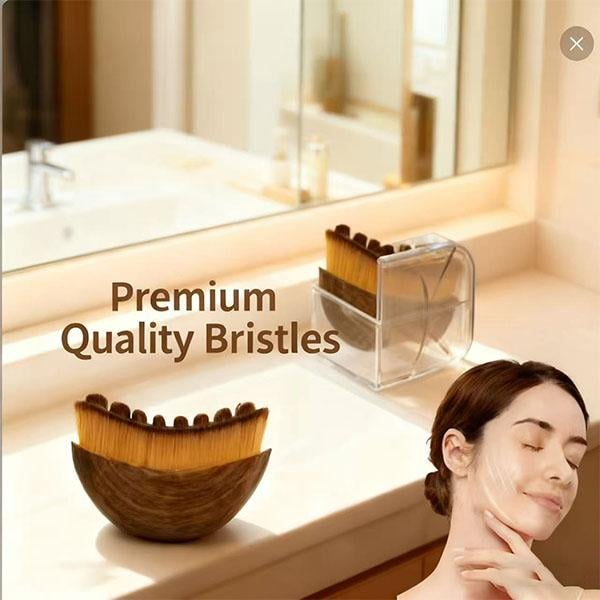 👧Lymphatic Drainage Face Brush — Sculpt, De-Puff & Glow Naturally”