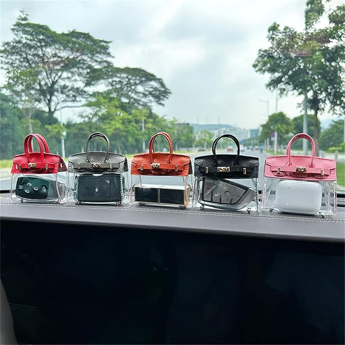 Creative Mini Tote Key Holder – Cute Women’s Car Key Handbag Case