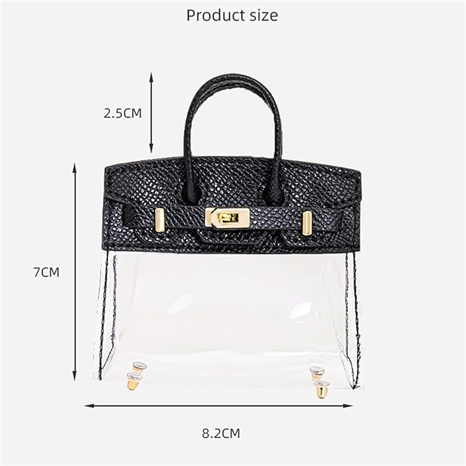 Creative Mini Tote Key Holder – Cute Women’s Car Key Handbag Case