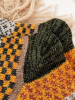 🧦Men's wool blend mid-calf socks: warm, thick, with retro ethnic patterns🧦