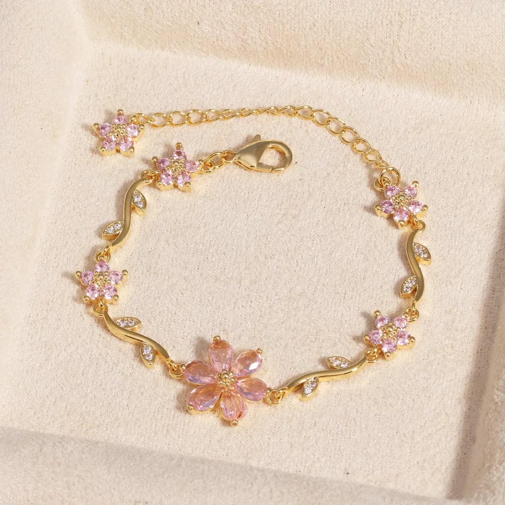 🔥Last Day 50% OFF -🌼✨Flower Bracelet(💫Exquisite Craftsmanship, Lasting Brilliance)