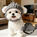 🔥LAST DAY 50% OFF - 🐾Red Wool Knit Dog Beanie with Ear Flaps – Warm Winter Hat