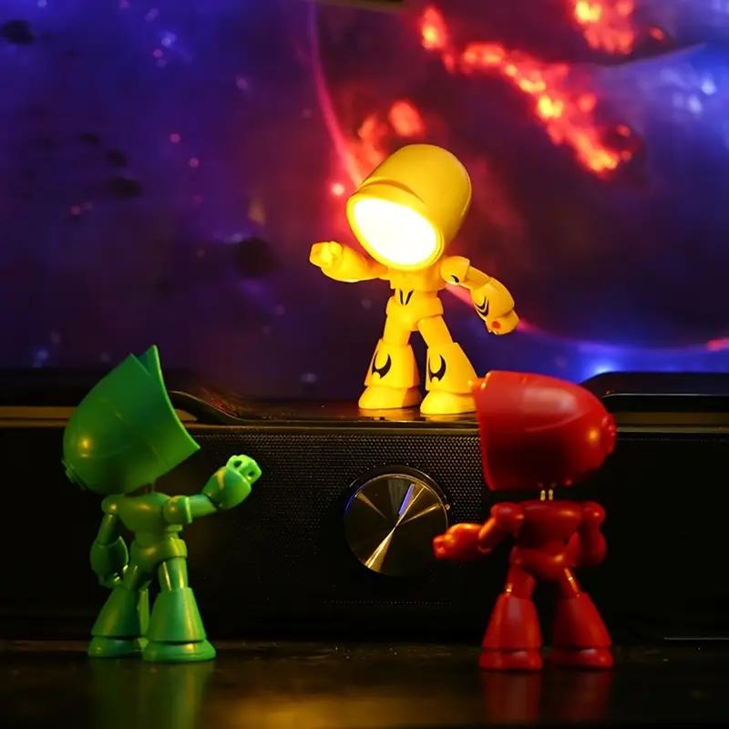 🔥Last Day 50% OFF - 🤖Lonely Robot Cartoon Cute Robot Design Companion Table Light