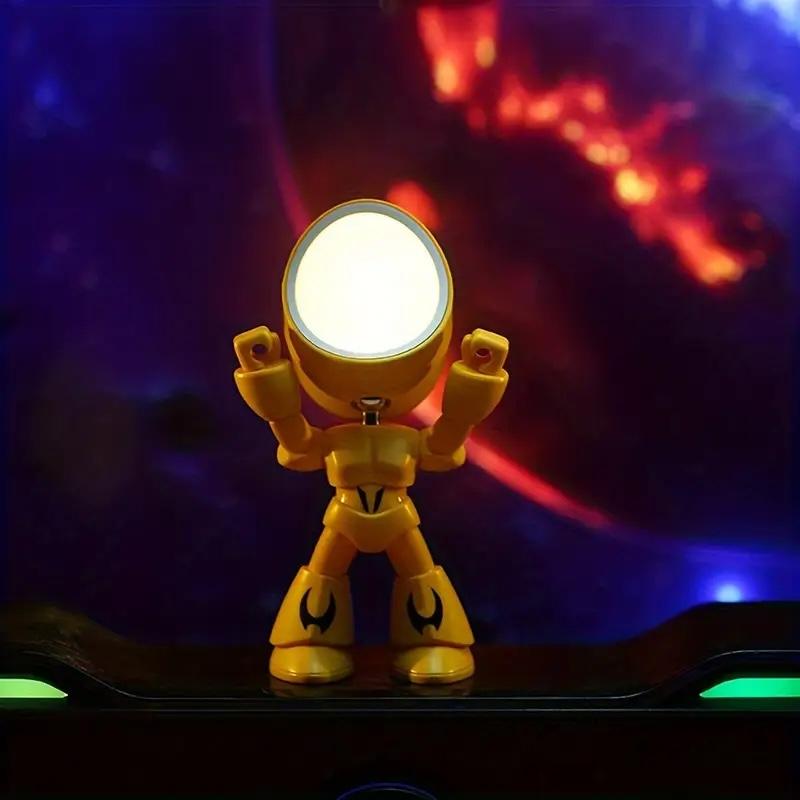 🔥Last Day 50% OFF - 🤖Lonely Robot Cartoon Cute Robot Design Companion Table Light