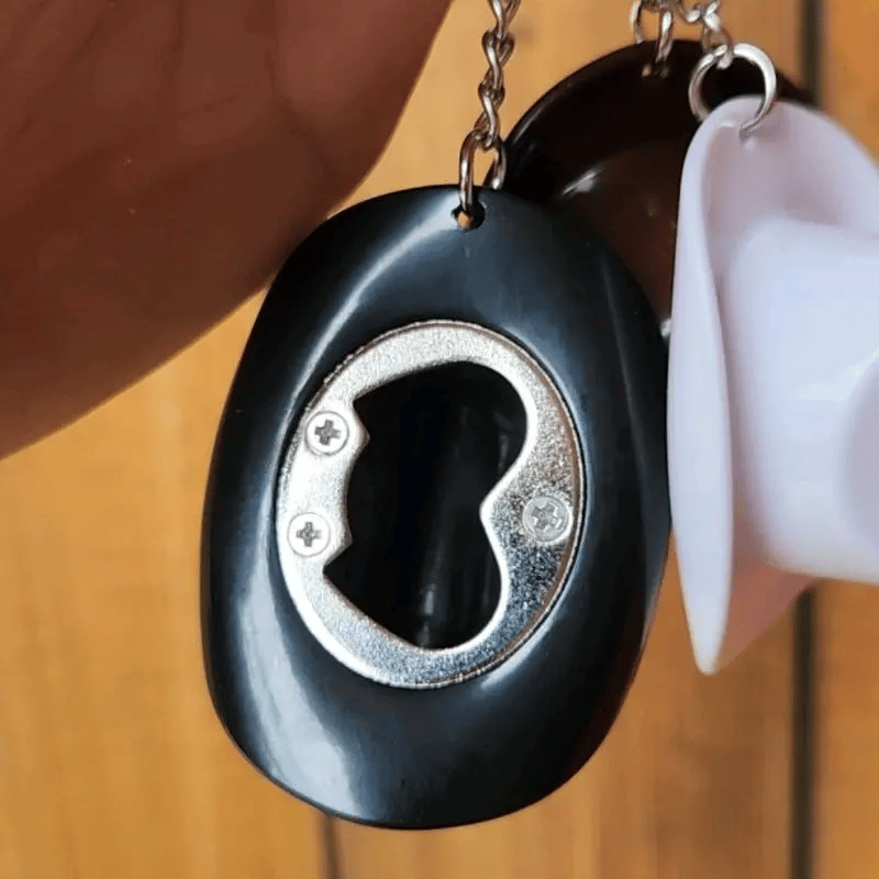 🔥Hot Sale 49% off🌟🔑Texas cowboy hat-shaped bottle opener keychain🤠