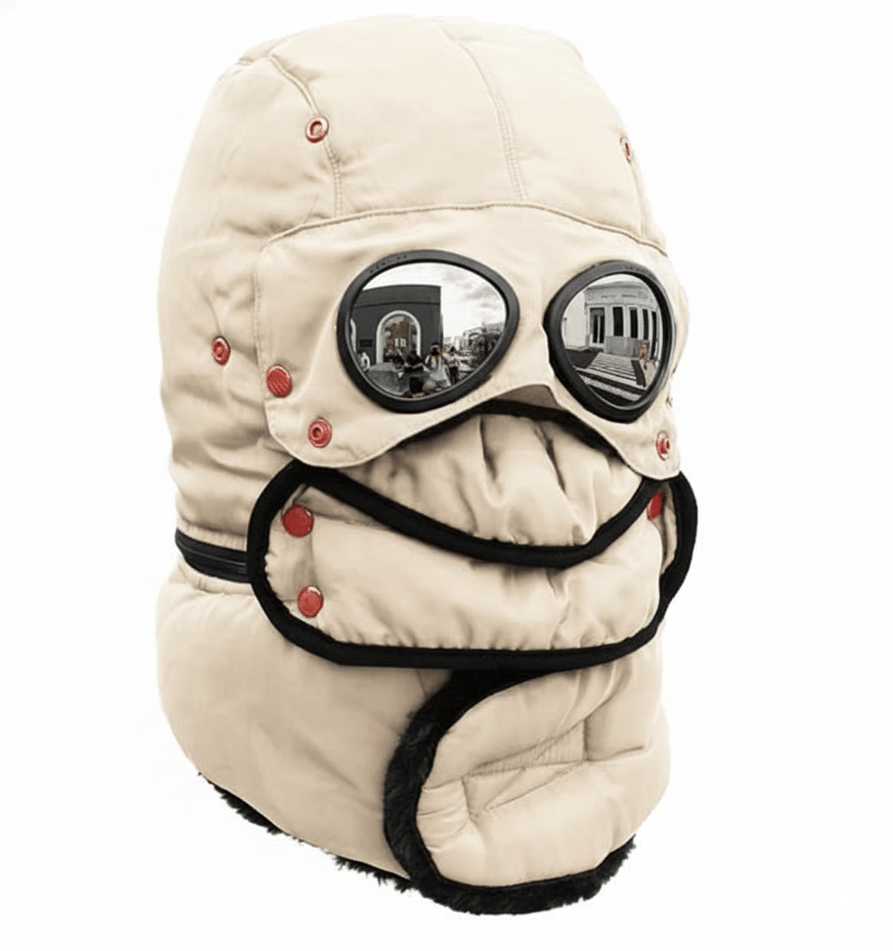 Winter 4 in 1 Windproof Warm Hat Detachable Mask Neckband