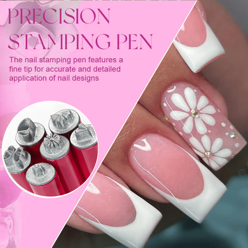 (Hot Sale Now) Nail Art Stamp Pen Set