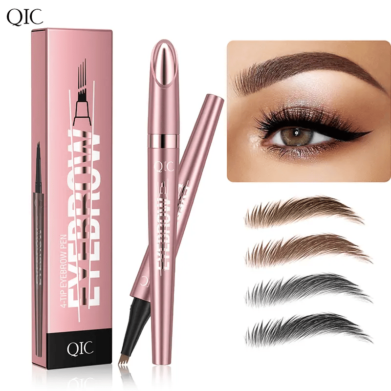 🔥Buy 1 Get 1 Free-Waterproof Micro-Fork Eyebrow Pencil, Long-Lasting Brow Pen for Natural Hair-Like Strokes