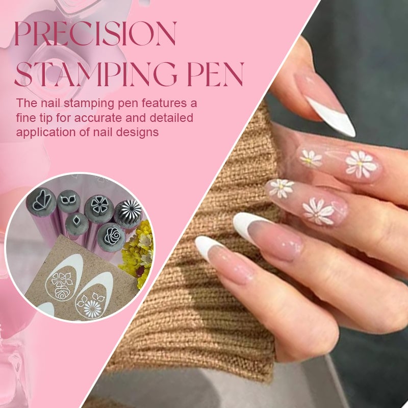 (Hot Sale Now) Nail Art Stamp Pen Set