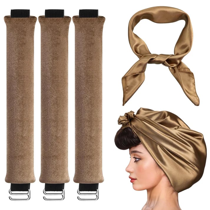👩No-Heat Curling Set – Sleep & Style for Perfect Curls🛌