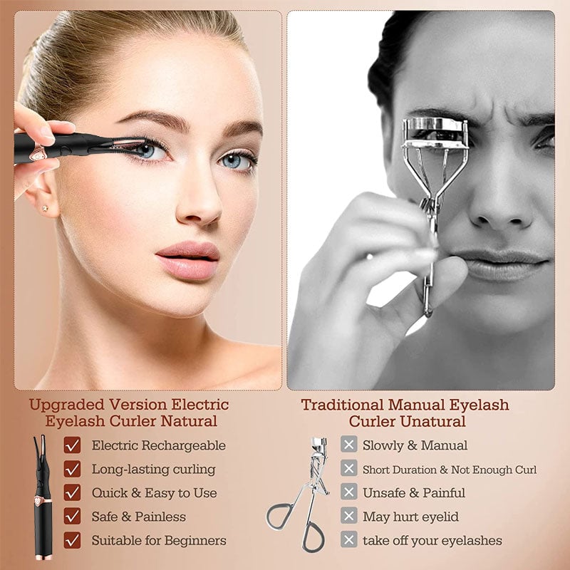 Last 50% OFF🔥Electric Eyelash Curler for Instant Glam✨ Blink & Dazzle! 👁️