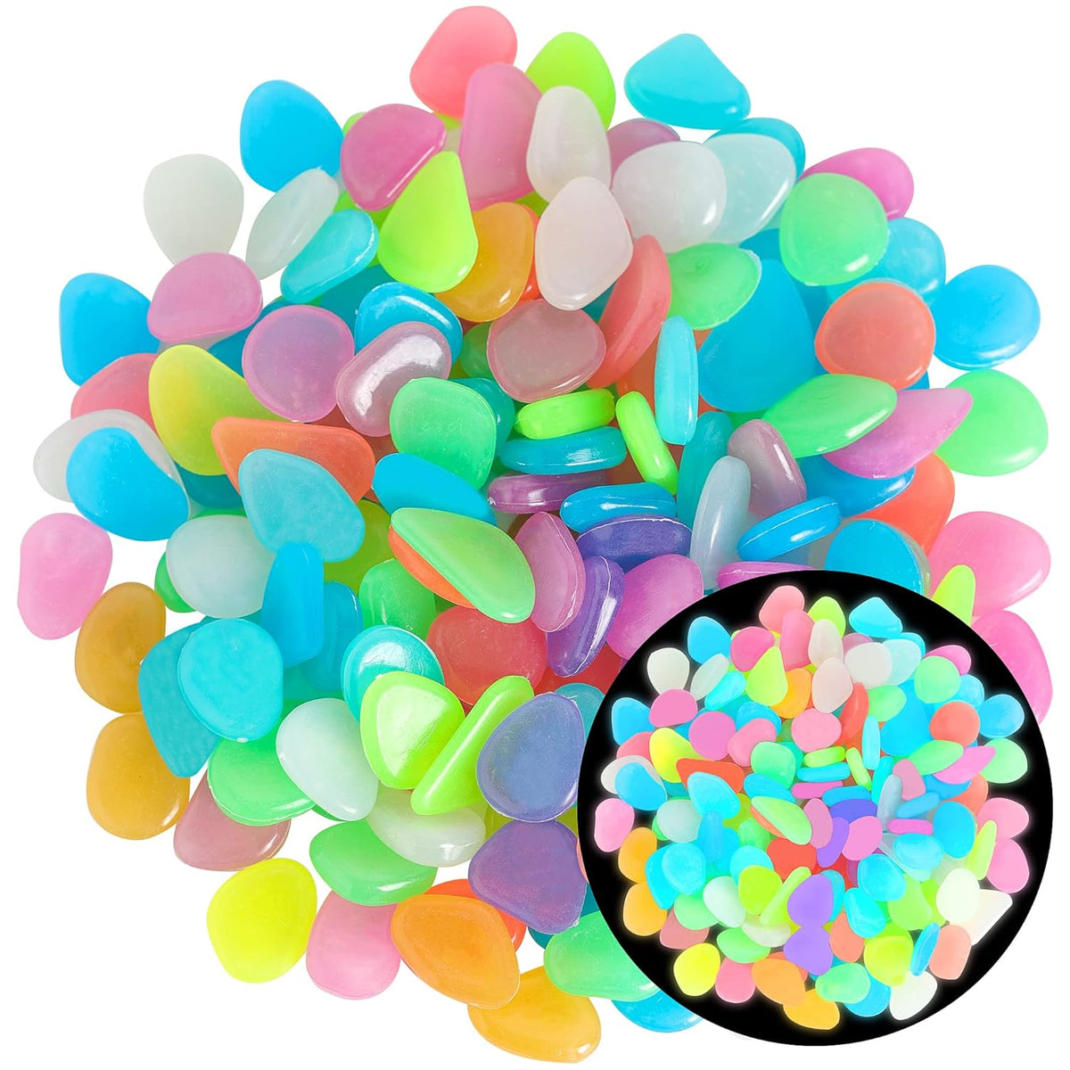 🔥Last Day Sale 49%🔥- Luminous Stones – Mixed Color Glow (Buy 1 Get 2 Free )