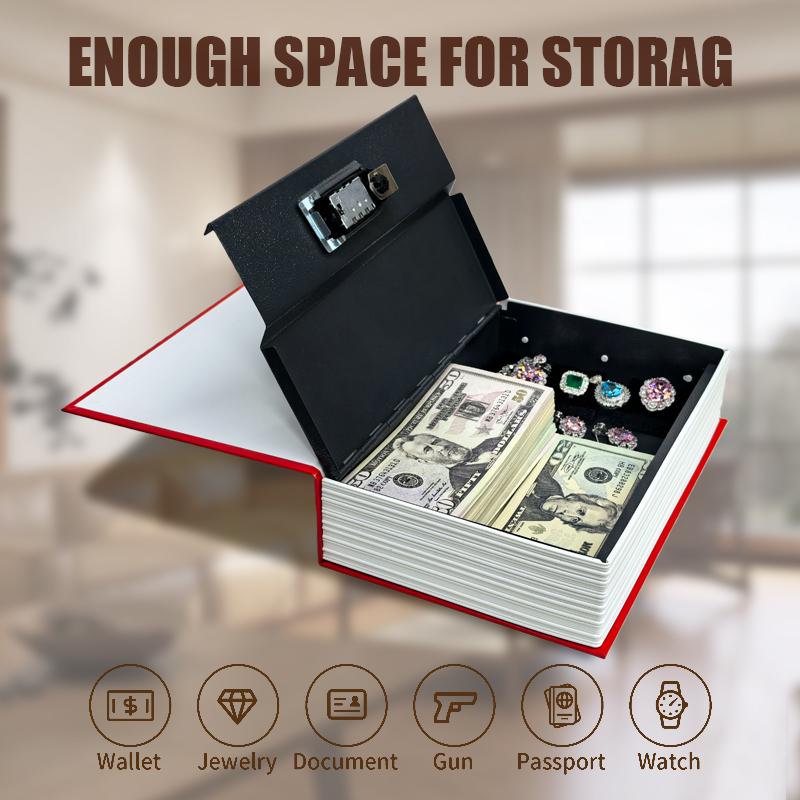 🔒Hidden Book Safe Dictionary Secret Storage Box with Lock💵