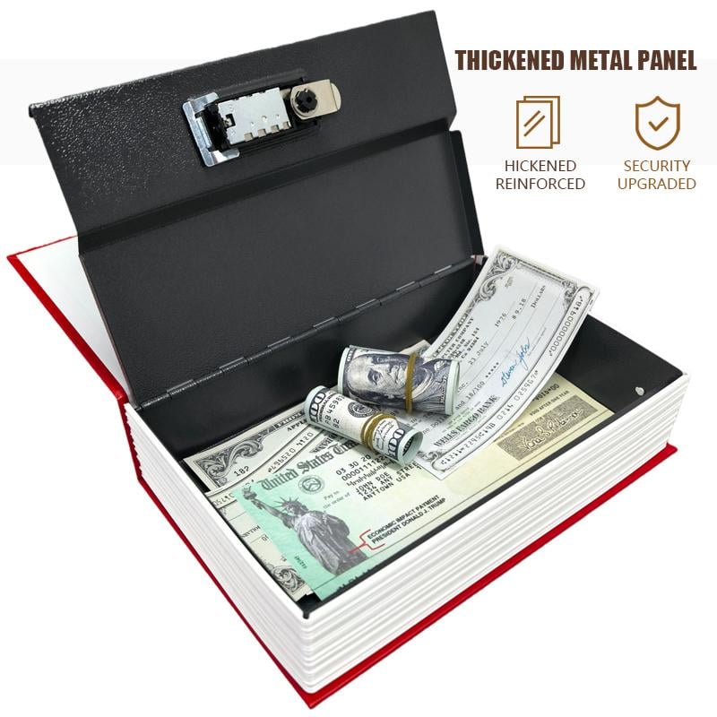 🔒Hidden Book Safe Dictionary Secret Storage Box with Lock💵