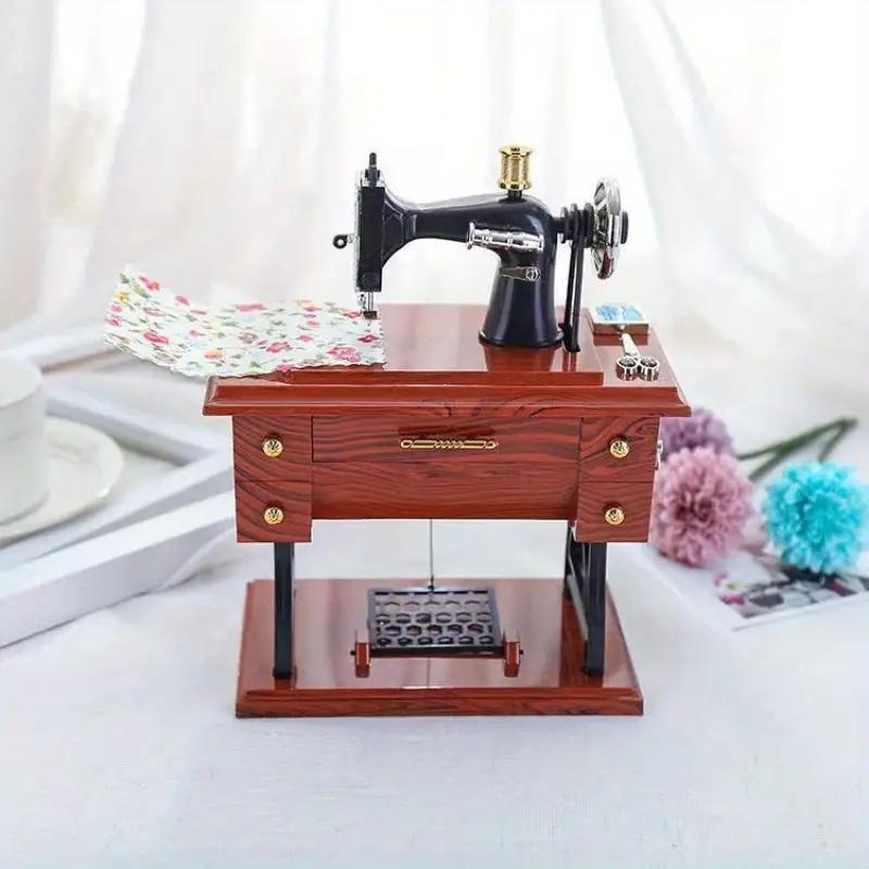 🎵Vintage Sewing Machine Design Music Box