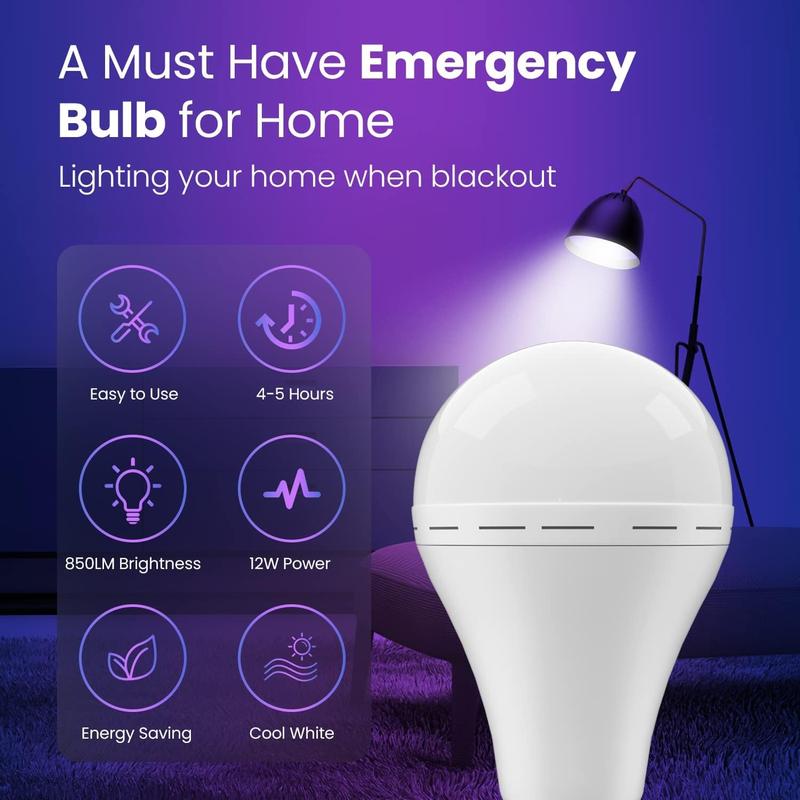 HOT SALE 🔥Rechargeable Emergency Light Bulbs-Household Essential