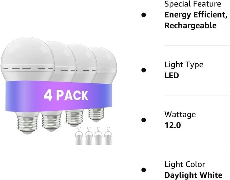 HOT SALE 🔥Rechargeable Emergency Light Bulbs-Household Essential