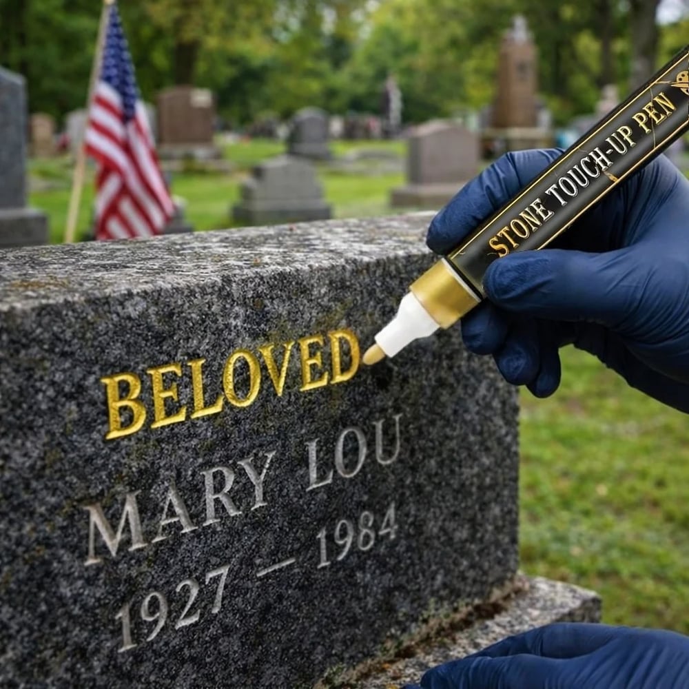 🏆Last Day Promotion 49% OFF🐦Golden Tombstone Marker Pen for Restoring Faded Grave Inscriptions