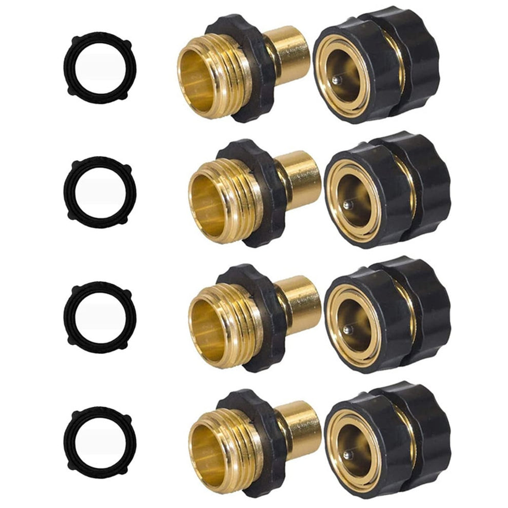 LAST DAY 49% OFF✨3/4 Inch Garden Hose Quick Connector — Connect Or Disconnect Hoses In Seconds