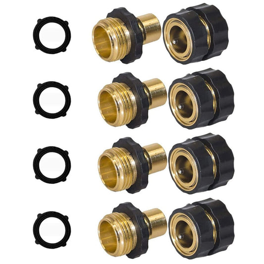 LAST DAY 49% OFF✨3/4 Inch Garden Hose Quick Connector — Connect Or Disconnect Hoses In Seconds