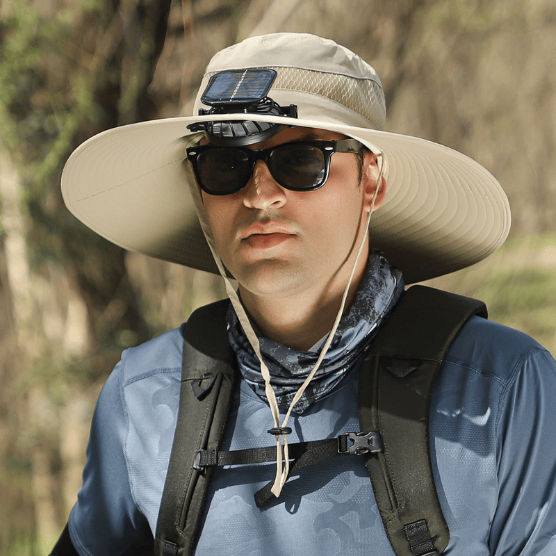 🎁Best father‘s Day Gifts❤2026 New Ultralight Solar Fan Sun Hat – Lighter Than a Baseball!⚾(Only 11oz)