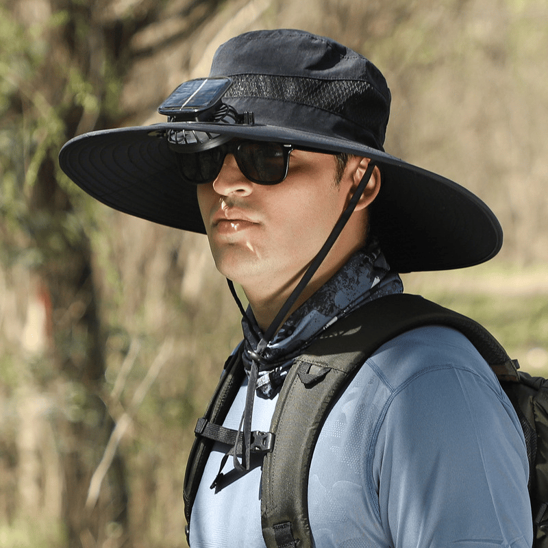 🎁Best father‘s Day Gifts❤2026 New Ultralight Solar Fan Sun Hat – Lighter Than a Baseball!⚾(Only 11oz)