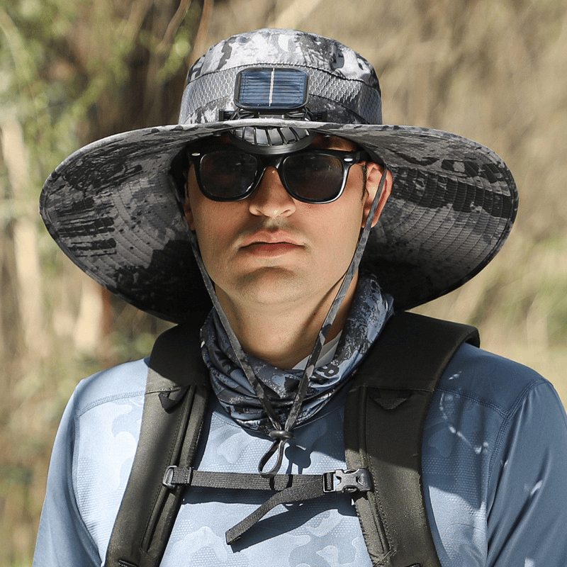 🎁Best father‘s Day Gifts❤2026 New Ultralight Solar Fan Sun Hat – Lighter Than a Baseball!⚾(Only 11oz)