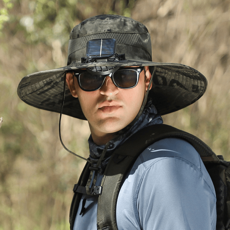 🎁Best father‘s Day Gifts❤2026 New Ultralight Solar Fan Sun Hat – Lighter Than a Baseball!⚾(Only 11oz)