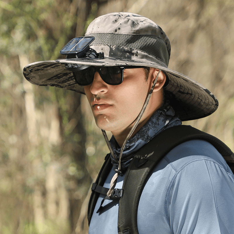 🎁Best father‘s Day Gifts❤2026 New Ultralight Solar Fan Sun Hat – Lighter Than a Baseball!⚾(Only 11oz)