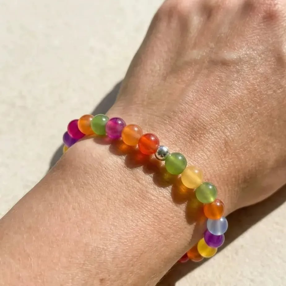 🔥Summer Hot Sale🌈 Dopamine Rainbow Choker Set